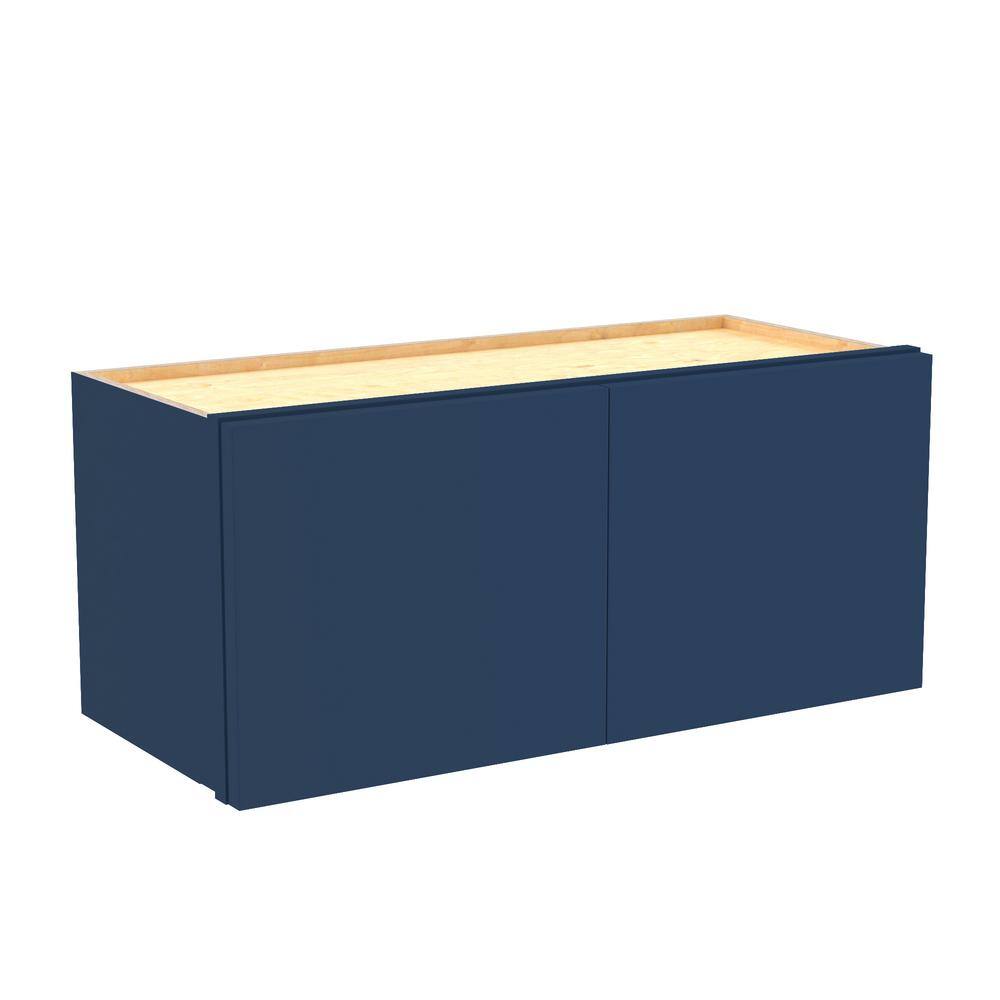 Hargrove 27 in. W x 12 in. D x 12 in. H Assembled Plywood Wall Bridge Kitch
