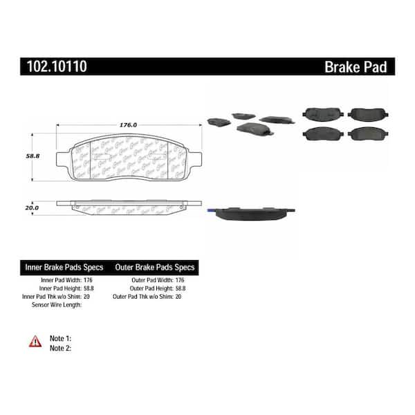 Centric Parts Disc Brake Pad Set