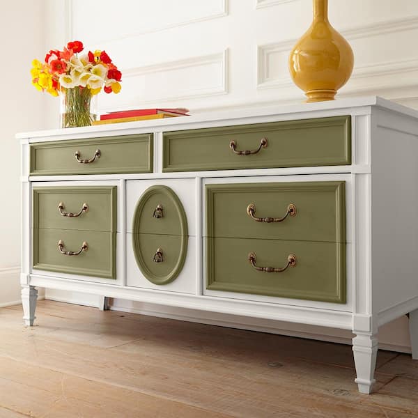 1 qt. #S350-6 Truly Olive Interior Chalk Decorative Paint