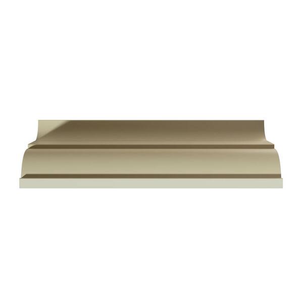 Ekena Millwork Denisse 5 in. D x 9.625 in. W x 96 in. L Polyurethane Crown Moulding