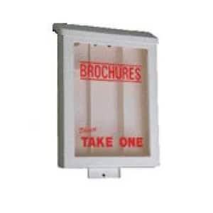 High Impact Plastic Brochure Holders for 8-1/2 x 11 in. Flyers