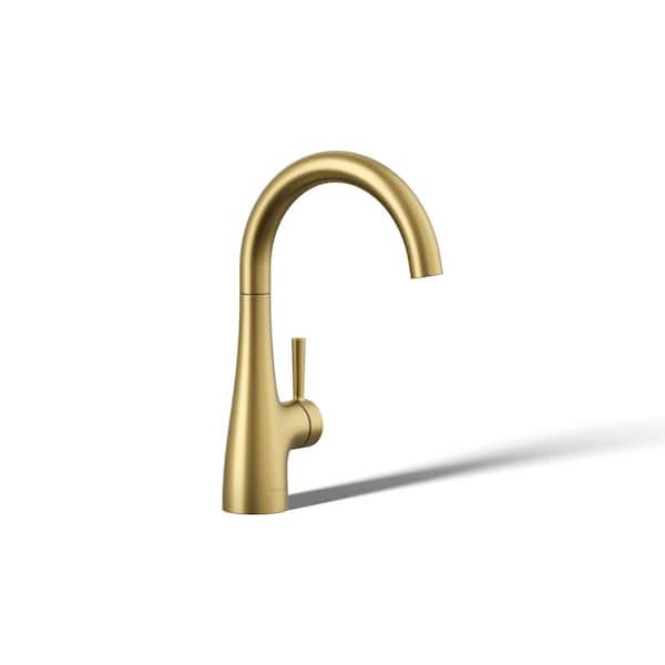 KOHLER Transitional Single-Handle Beverage Faucet in Vibrant