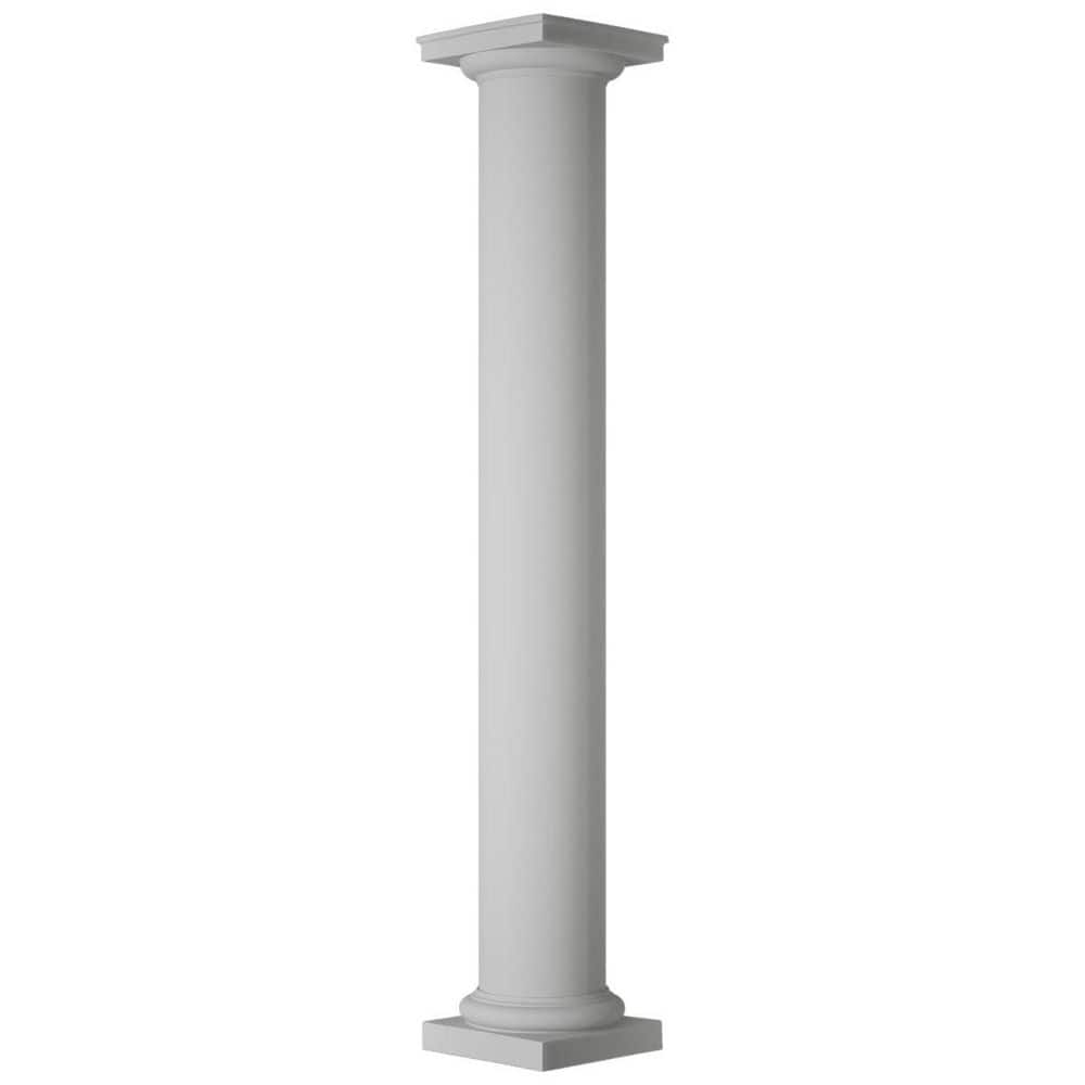 Ekena Millwork 10 in. Dia. x 10 ft. H Endura-Stone Column, Round Non ...