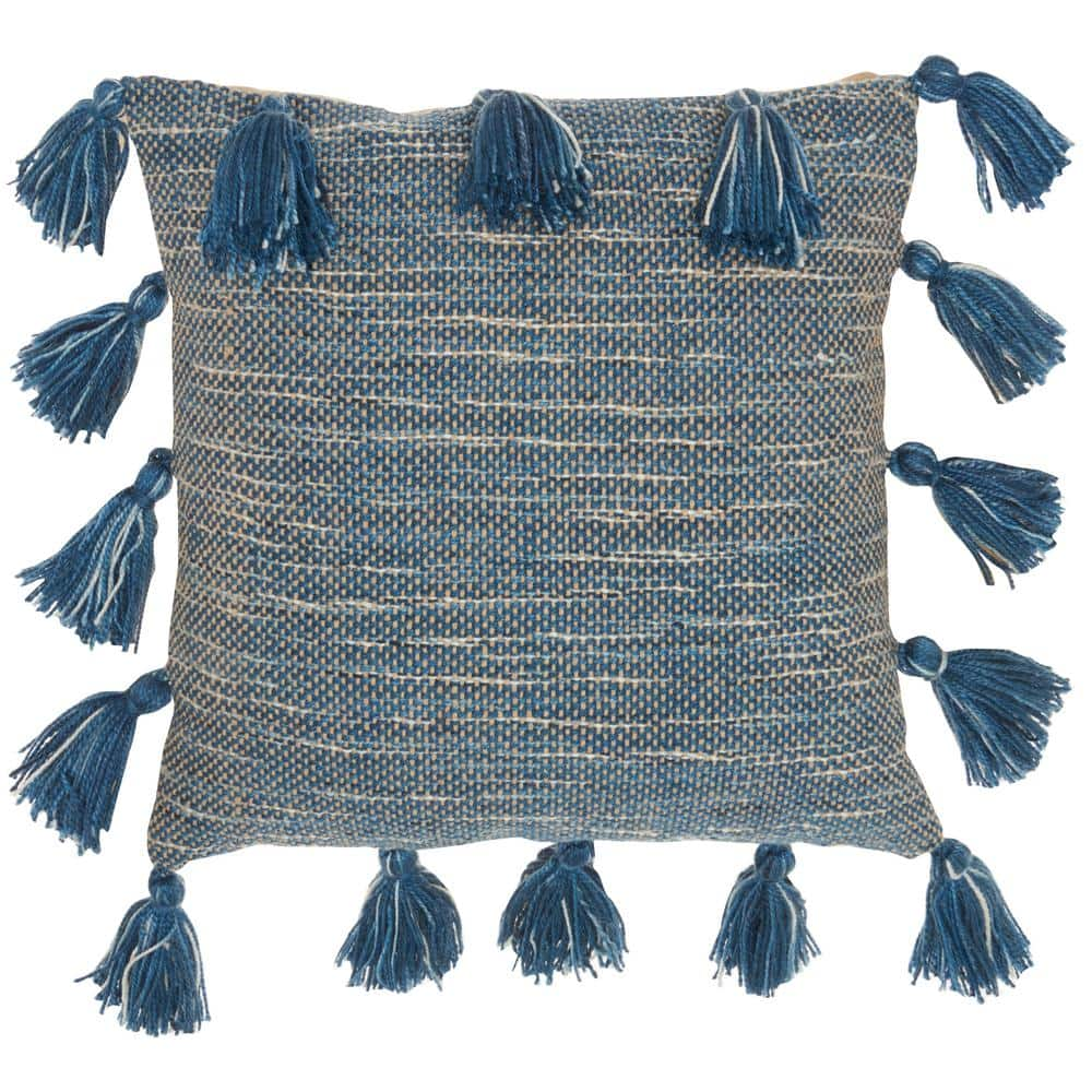 Lorena Lumbar Pillow in Blue Ombre