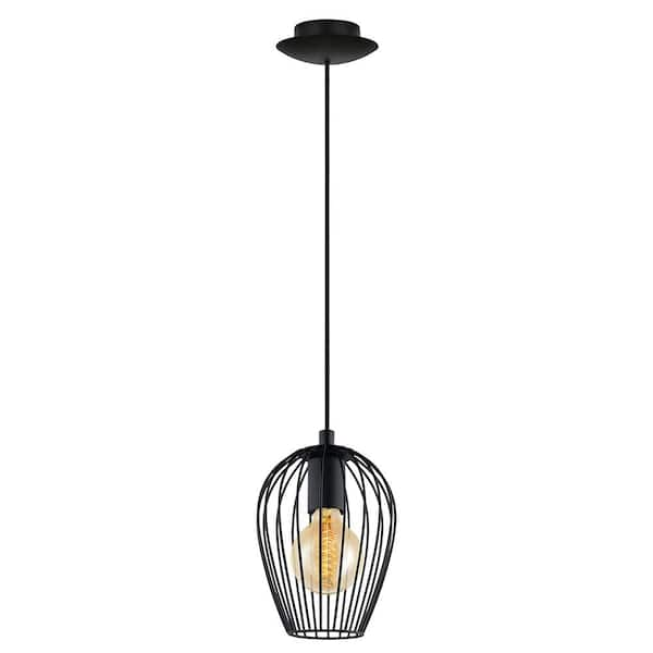 Strathclyde 1-Light Matte Black Pendant