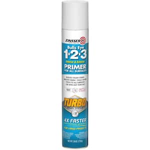 Bulls Eye 1-2-3 26 oz. Turbo White Interior/Exterior Primer Spray