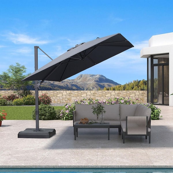alcohol logo patio umbrellas 9' Commercial Logo Fiberglass Market Umbrella