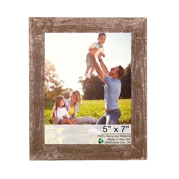 HomeRoots Victoria 5 in. W. x 7 in. Espresso Brown Picture Frame