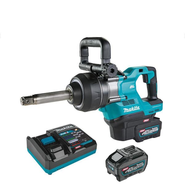 40V XGT Brushless Cordless 4-Sp. High-Torque 1 in. D-Handle Extended Anvil Impact Wrench kit w/ Friction Ring (5. 0Ah)