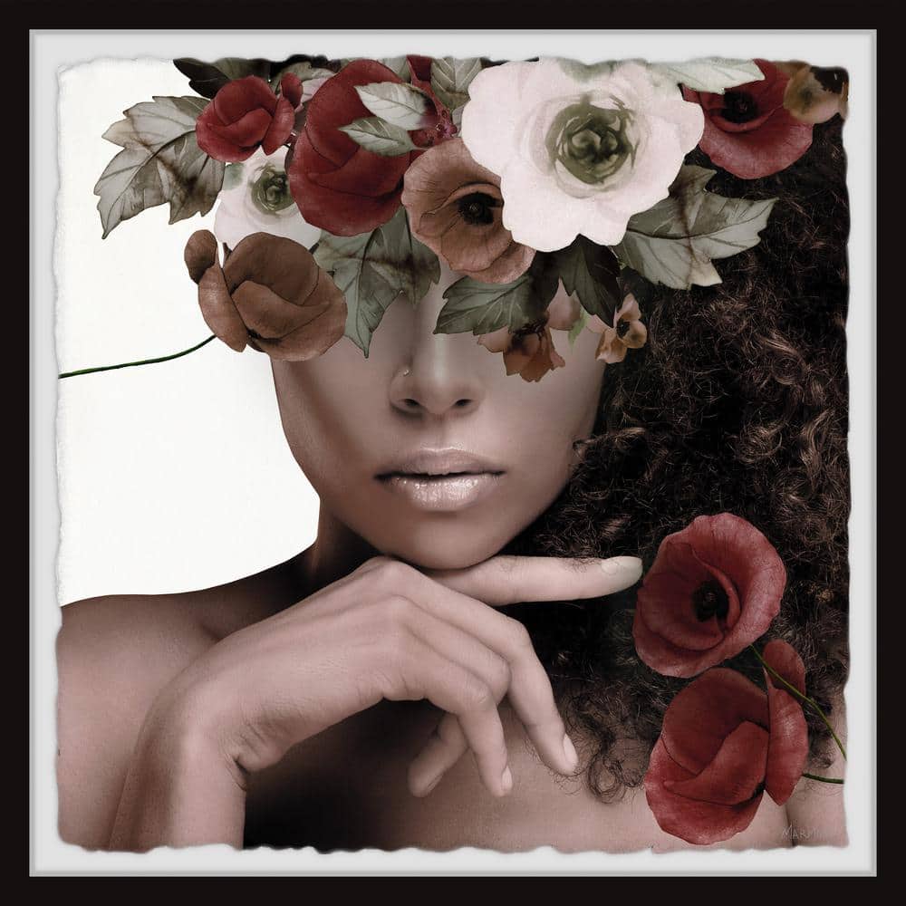 Poppy Desires by Marmont Hill Framed People Art Print 12 in. x 12 in.