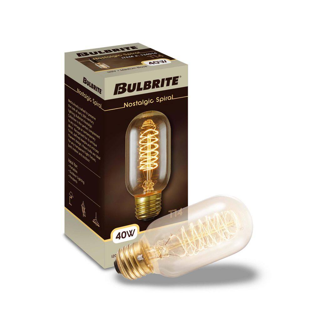 Amber Dimmable Incandescent Decorative Light Bulb 4-Pack