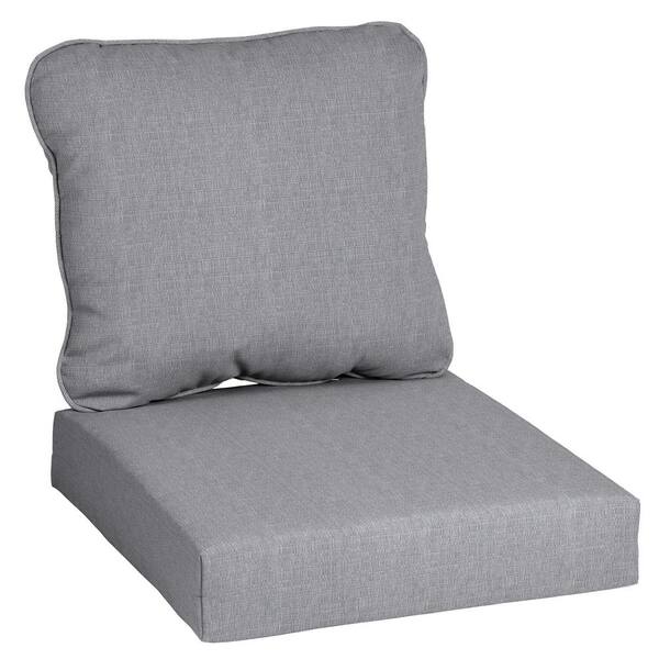 Cushionguard Stone Gray 2 Piece, Outdoor Seat Cushions Home Depot