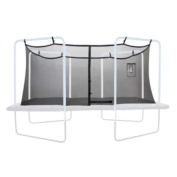 Upper Bounce Machrus Trampoline Replacement Safety Net, Fits For 13'x13' Square Frames, Using 4 Arches with Ties On TopNet Only