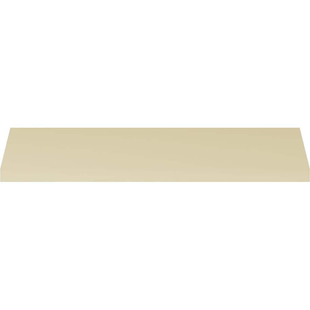 Primed White Geometric Crown Moulding Sample, 12 in