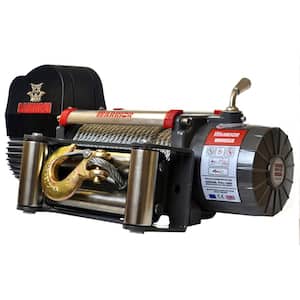 Samurai Series 8,000 lb. Capacity 12-Volt Electric Winch with 95 ft. Steel Cable