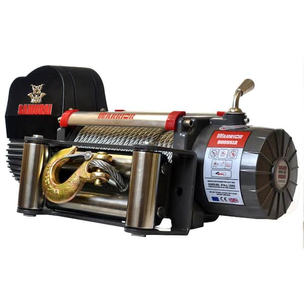 DK2 Samurai Series 8,000 lb. Capacity 12-Volt Electric Winch with 95 ft. Steel Cable