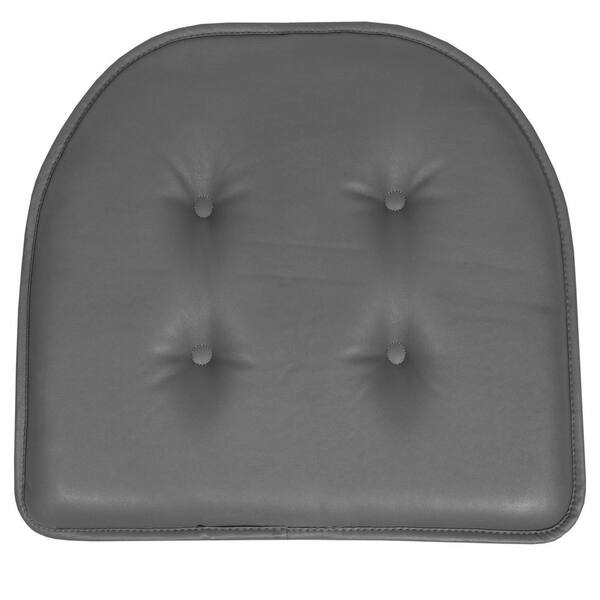 Faux leather chair cheap cushions