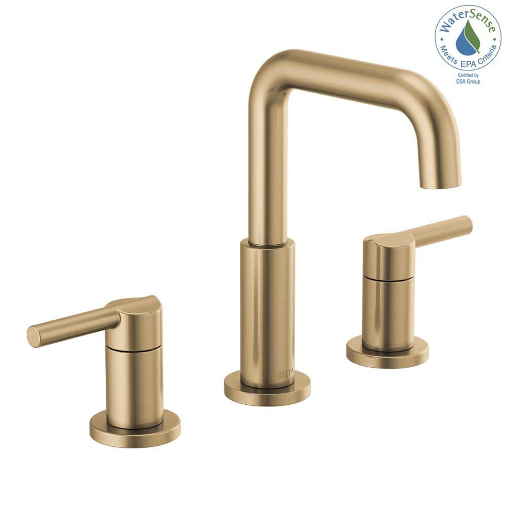 Delta Nicoli Champagne Bronze 2-Handle Widespread Bathroom Faucet