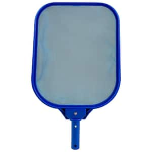 Heavy-Duty Deluxe Blue Plastic Swimming Pool Leaf Skimmer Head Fits Most Poles