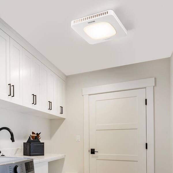 Bathroom Exhaust Fan 110 CFM Ceiling No Cut Installation Ventilation Bathroom Exhaust Fan with Low Noise, ENERGY STAR