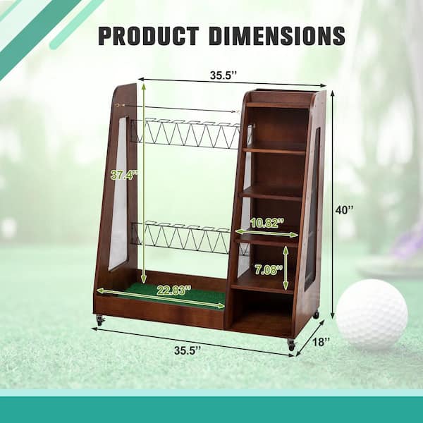 35.5 in. W x 18 in. D x 40 in. H Wood Outdoor Storage Cabinet