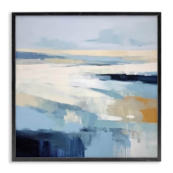 Stupell Industries Energetic Flowing Terrain by Irena Orlov Black Framed Abstract Giclee Art Print 12 in. x 12 in.