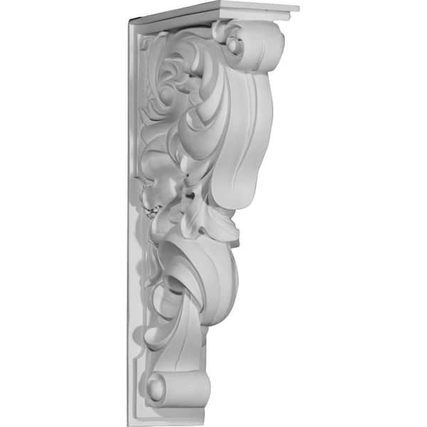 Ekena Millwork 3-5/8 in. x 8-5/8 in. x 17-1/4 in. Polyurethane Kent Corbel