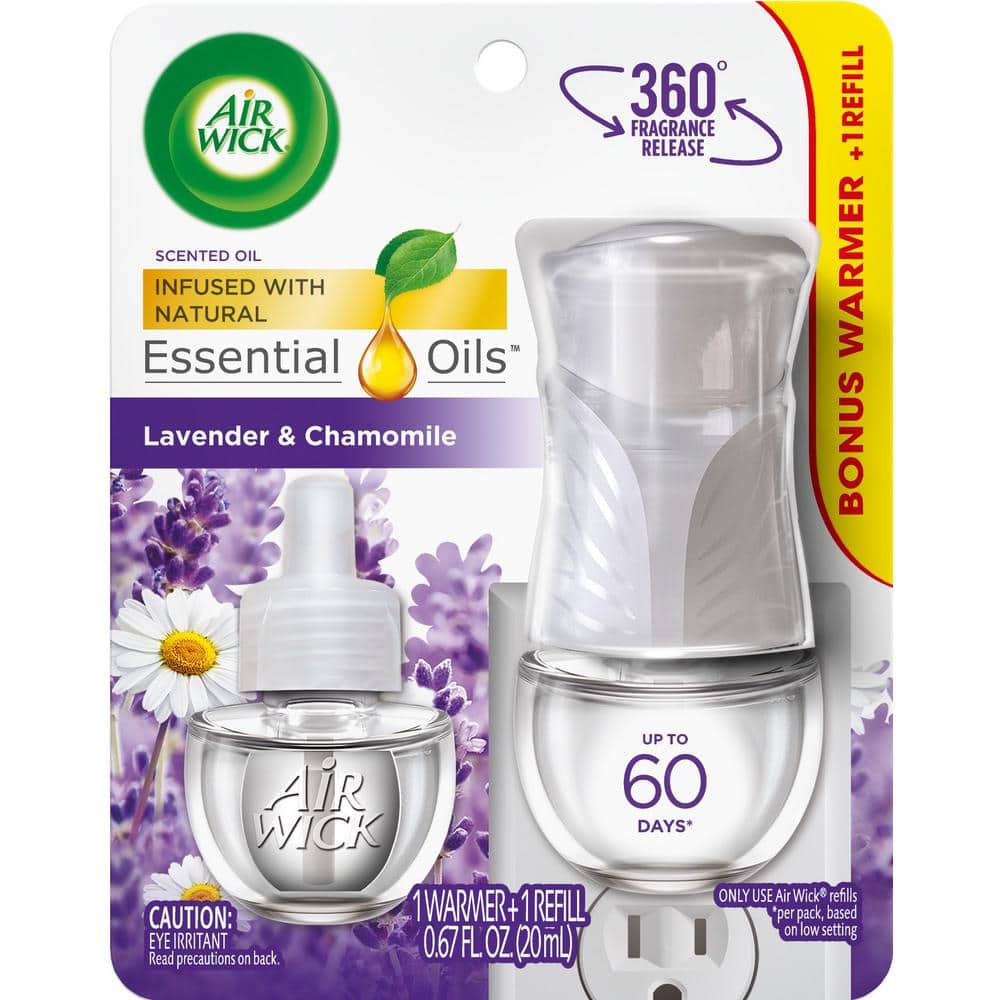 Air Wick 0.67 oz. Lavender and Chamomile Automatic Air Freshener Oil ...