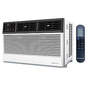 Chill Premier 6,000 BTU (DOE) 115 Volts R-32 Wi-Fi Controlled Window Air Conditioner with Remote in White