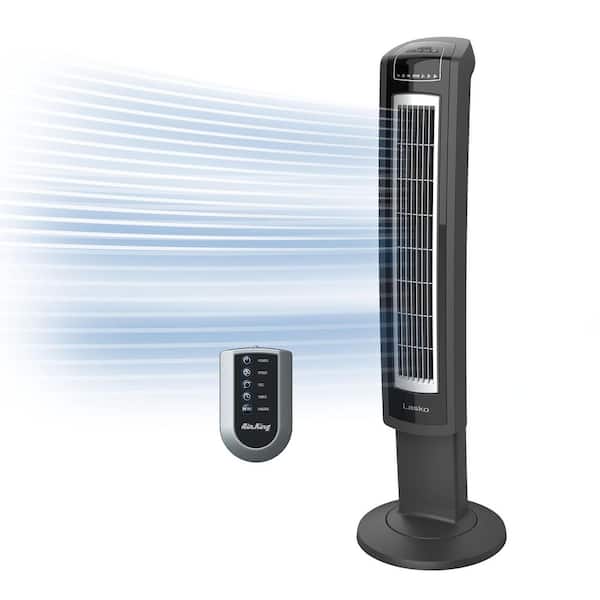 Lasko 42 in. Electronic Oscillating 3-Speed Tower Fan with Remote Control and Fresh-Air Ionizer
