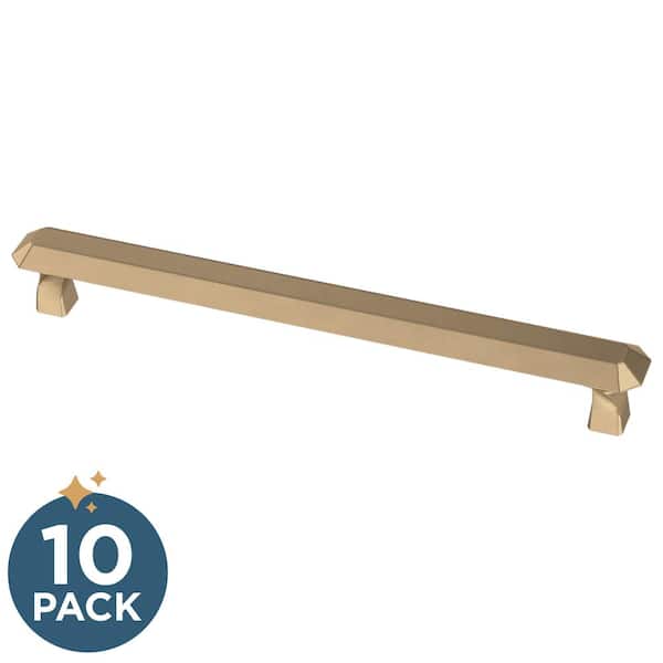 Franklin Brass 10-Pack Napier 6-5/16 in. (160 mm) Classic Champagne Bronze Cabinet Drawer Pulls