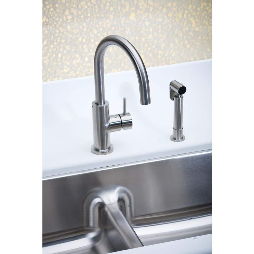 Lustrous Satin Stainless Steel Double Basin Undermount Sink