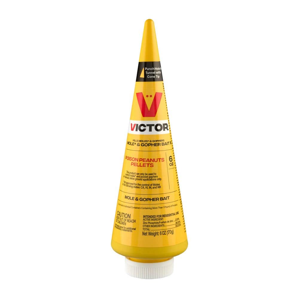 Victor 6 oz. Mole and Gopher Poison Peanuts M6006 - The Home Depot