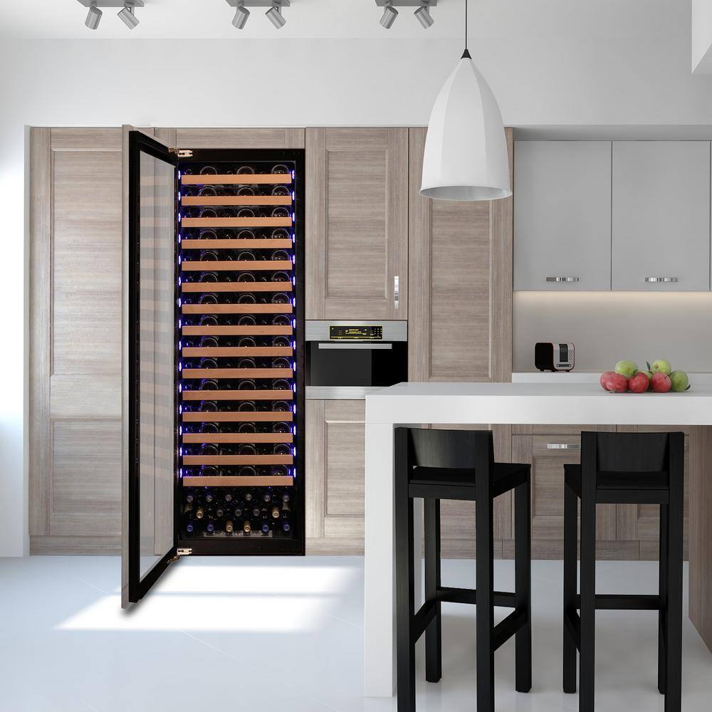 Panel Ready Single Zone Built-In Wine Refrigerator with LED Lighting