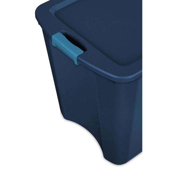 Sterilite 18 Gallon Latch & Carry Storage Tote, Blue