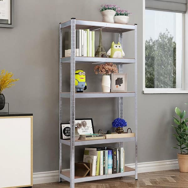 16 in. W x 72 in. H x 36 in. D Heavy Duty Storage Shelf Freestanding Cabinet Steel Metal Garage Rack