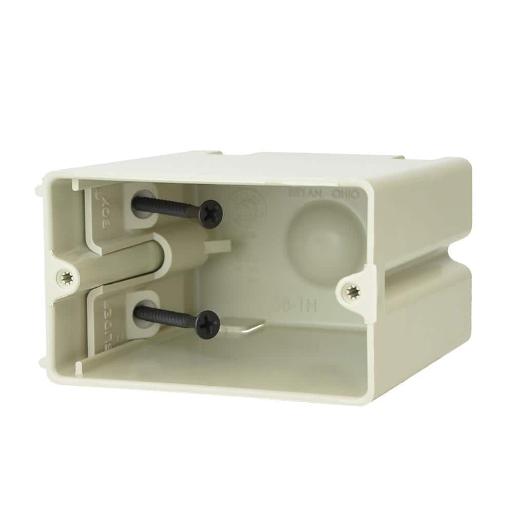 Allied Moulded Products 3-1/2 in. Dia 14 cu. in. Old Work Round Wall Box  R9305=SK - The Home Depot