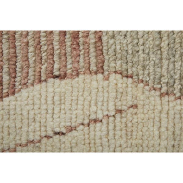8 ft. x 10 ft. Gray, Red Geometric Area Rug