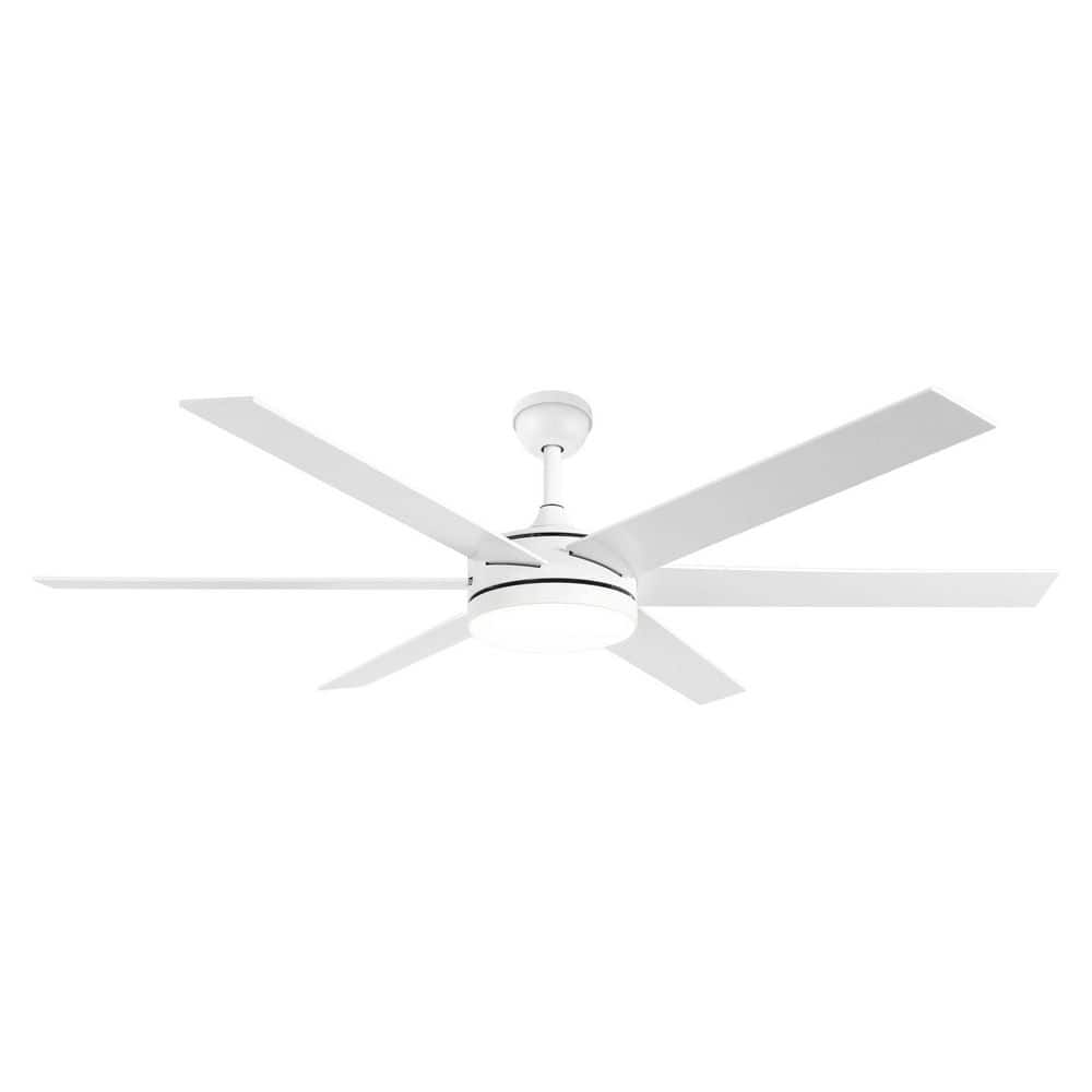 SkyPlug SkyFan Cassiopeia 60 in. 6-Blade Color Changing LED White
