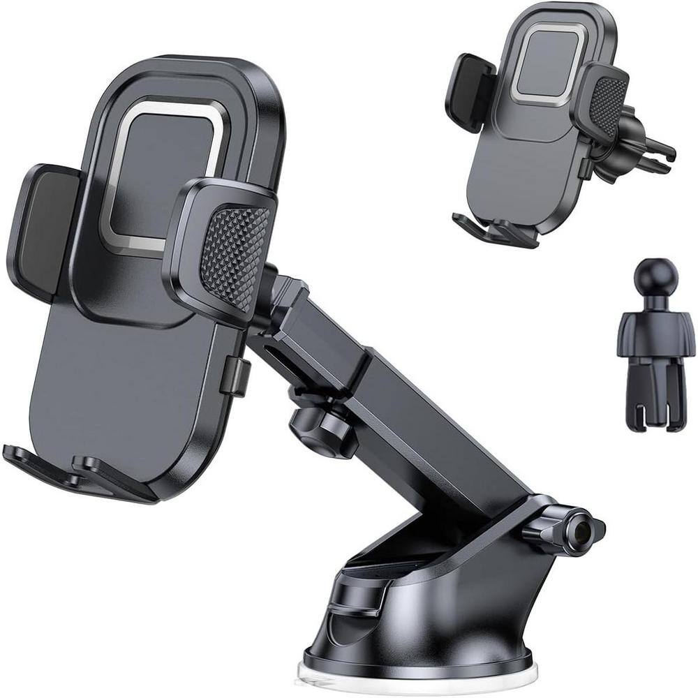Car Phone Holder Mount for Car Windshield Dashboard Air Vent Universal in Black price history on PriceWatchPro