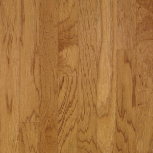 Autumn Wheat Hickory 3/8 in. T x 3 in. W Distressed Engineered Hardwood Flooring (22 sqft/case)