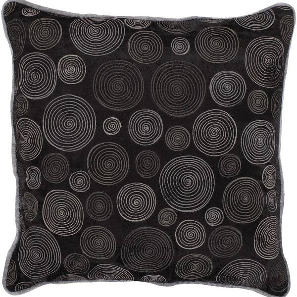 Artistic Weavers CirclesB1 18 in. x 18 in. Decorative Down Pillow-DISCONTINUED