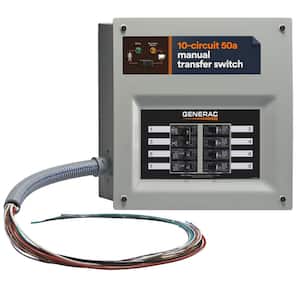 Homelink 50 Amp Upgrade-Able Manual Transfer Switch Kit