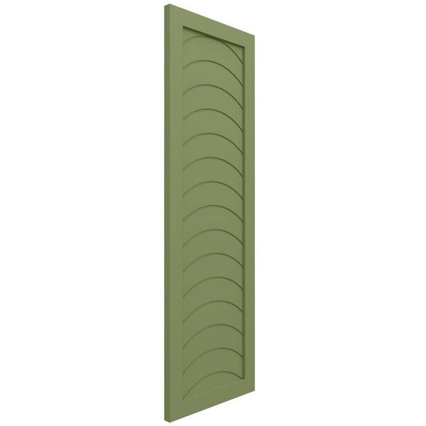 Ekena Millwork EnduraCore Kyoto Modern Style 18-in W x 57-in H