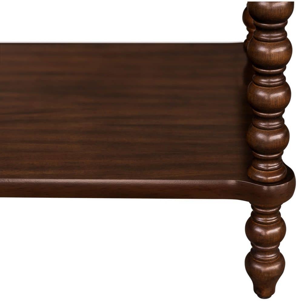 Beckett Morocco Brown 1 Drawer 32 in. W Large Nightstand - thumbnail 3