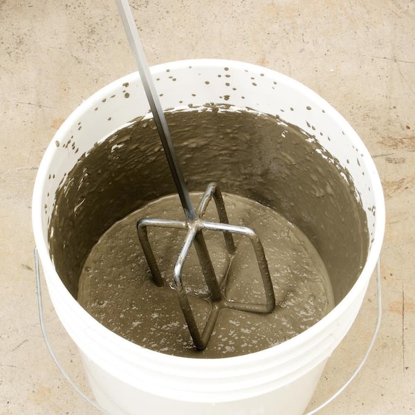 23 1/2 in. x 5 in. Professional Chrome-Plated Steel Thinset and Grout Mixing Paddle for Corded Drills