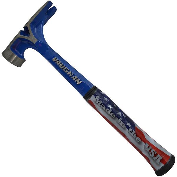 Vaughan 19 oz. Solid Carbon Steel Smooth Face Hammer with 14 in. Handle
