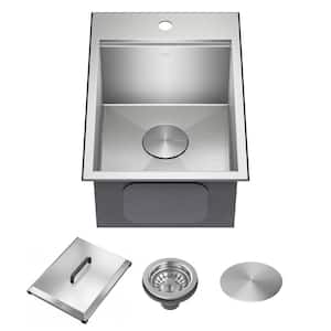 55.5 in. Built-In 304 Stainless Steel Outdoor Kitchen Island with Sink ...