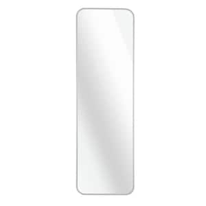 Silver 14 in. W x 47 in. H Classic Aluminum Alloy Framed Door Mirror, Decorative Mirror, Minimalist design