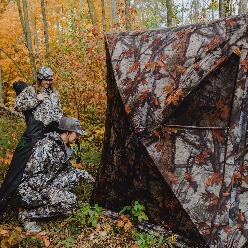 Prowler 300 Tall Woodland Camo Portable Hunting Blind